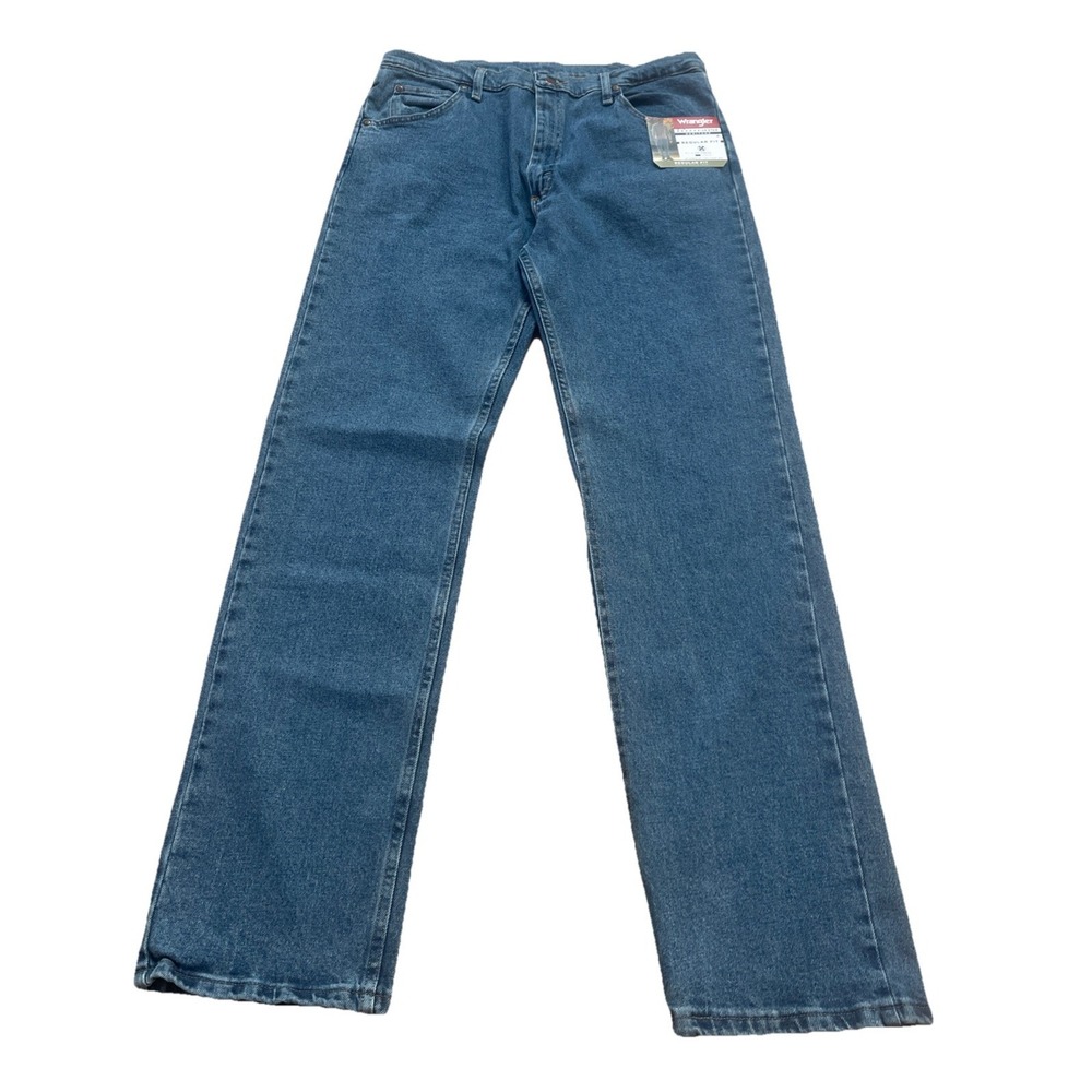 Wrangler 5 Star Men's Jeans Premium FLEX Denim Regular Fit Med Wash 36X34 NWT